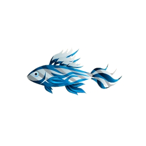 Sapphire Magic Fish